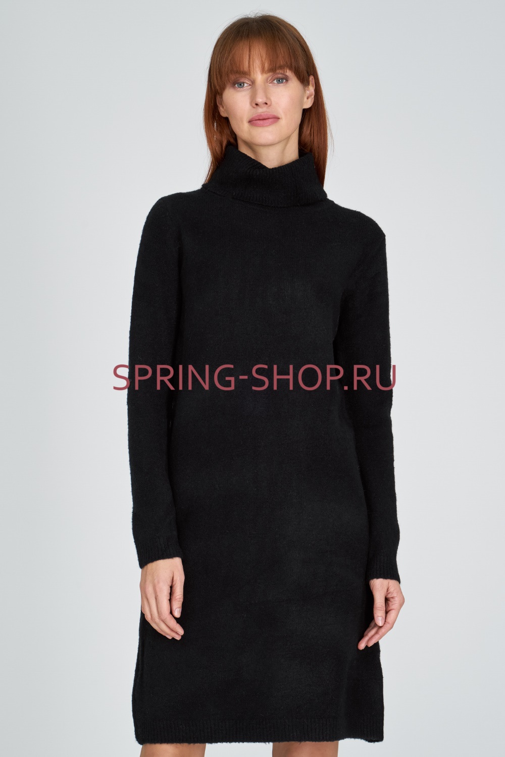 ЖЕНСКОЕ ПЛАТЬЕ ТРИКОТАЖНОЕ LRBFTW9DR523 ЧЕРНЫЙ 216763000