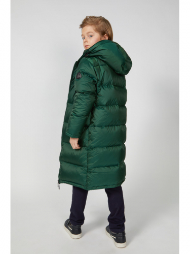 пальто для мальчика зелёный