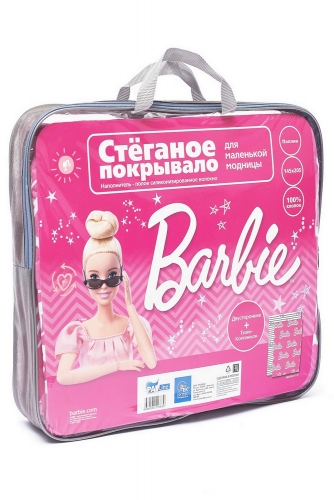 Покрывало стёганое Павлинка Barbie