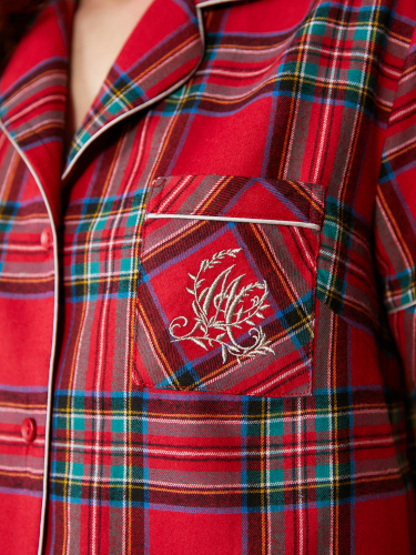Пижама (куртка, шорты) жен Mia Cara AW20WW318 Courchevel красный р.42-44
