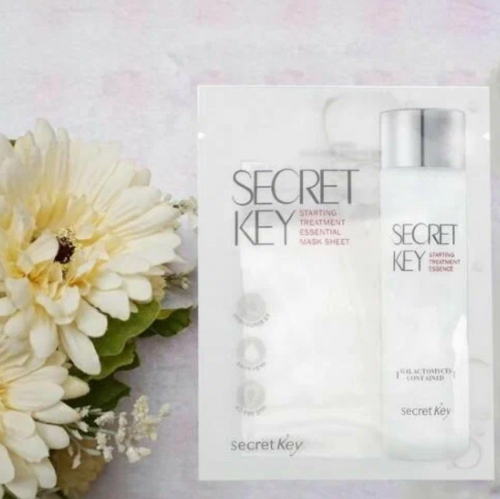 90рSecret Key Starting Treatment Essential Mask Pack Увлажняющая тканевая маска с экстрактом галактомис