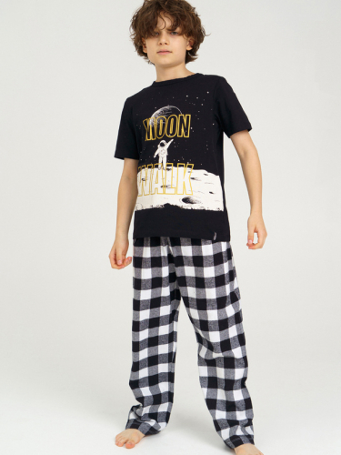  845 р1210 р      Комплект для мальчиков: брюки текстильные, фуфайка трикотажная (футболка)