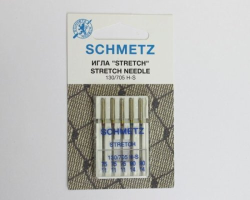 Иглы БШМ Schmetz STRETCH 130/705 Н-S №75 (5шт)