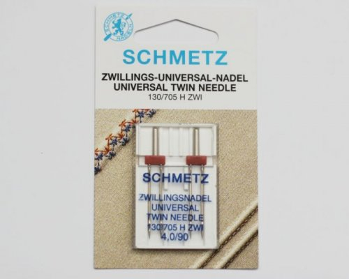 Иглы БШМ Schmetz двойные UNIVERSAL 130/705 H ZWI №80/4.0 (1шт)