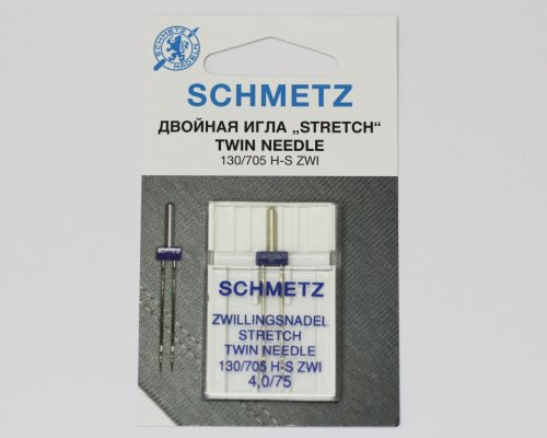 Иглы БШМ Schmetz двойные UNIVERSAL 130/705 H ZWI №90/4.0 (1шт)