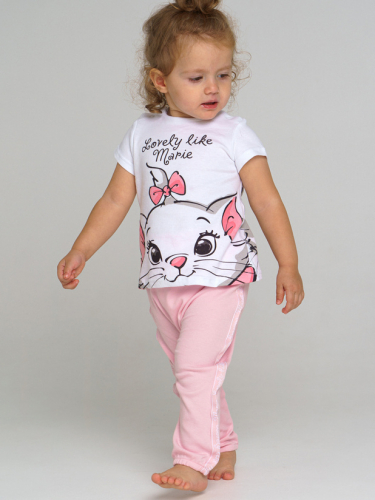 636 р 1045     Комплект детский трикотажный для девочек: фуфайка (футболка), брюки