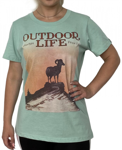 Женская футболка Outdoor Life с принтом
