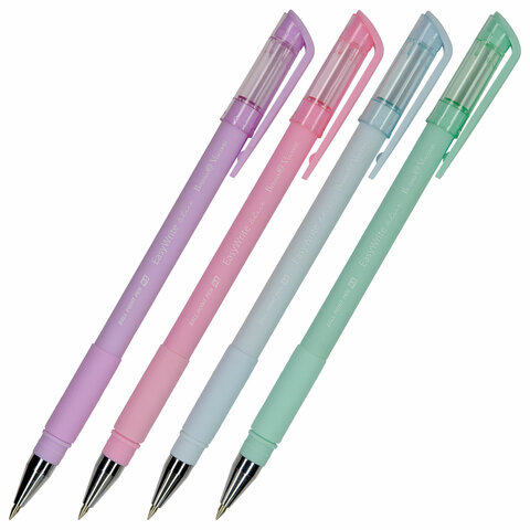 Ручка шариковая BRUNO VISCONTI EasyWrite, СИНЯЯ, Zefir, ассорти, узел 0,5 мм, линия письма 0,3 мм, 20-0206 143588