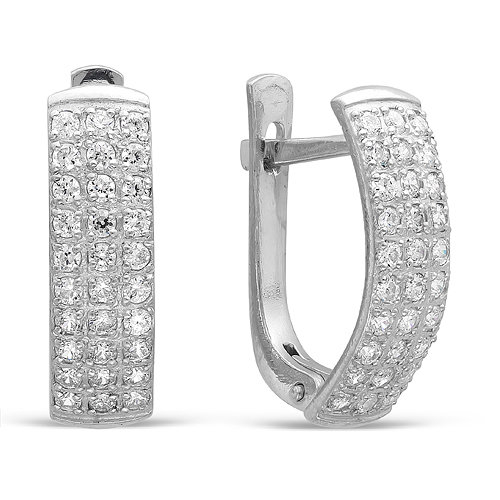 Серьги серебро 925 Озон