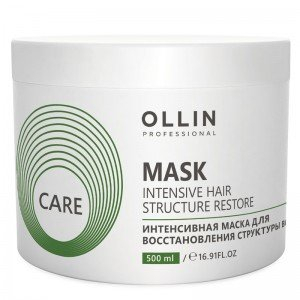 OLLIN CARE Интенсивная маска для восстановления структуры волос 200мл/ Restore Intensive Mask