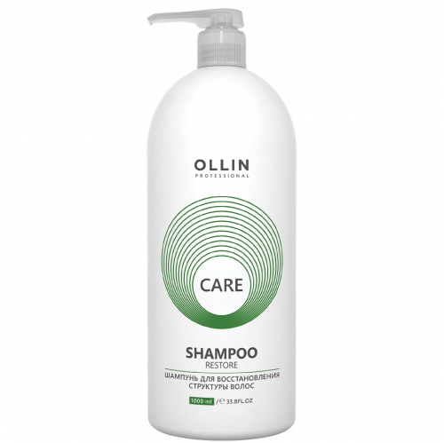 Шампунь для восстановления структуры волос «CARE» OLLIN 1000 мл