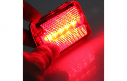 Универсальная фара Safety Flashing Light, красная