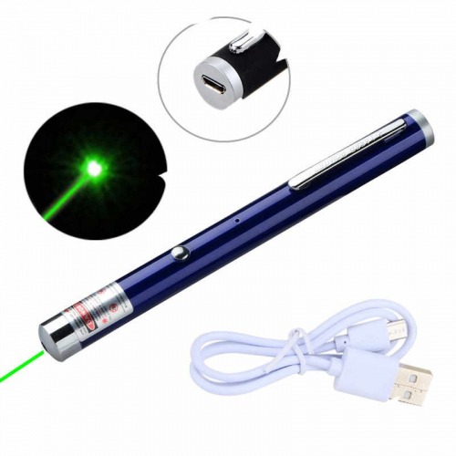 Лазерная указка с USB-кабелем Green Laser Pointer