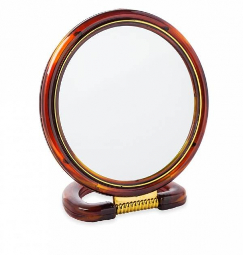 Круглое настольное двустороннее зеркало с увеличением Chic De Mirror