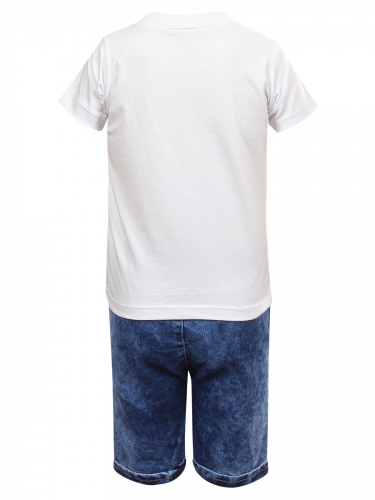 Комплект для мальчика: футболка и джинсовые шорты AK2573