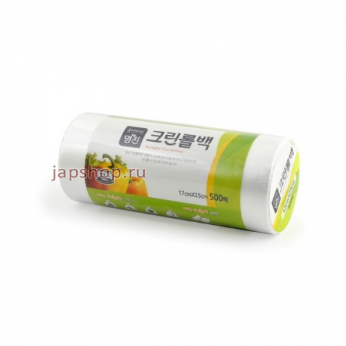 Myungjin Bags Roll Type Пакеты полиэтиленовые пищевые в рулоне 17х25 см, 500 шт (8802739467022)