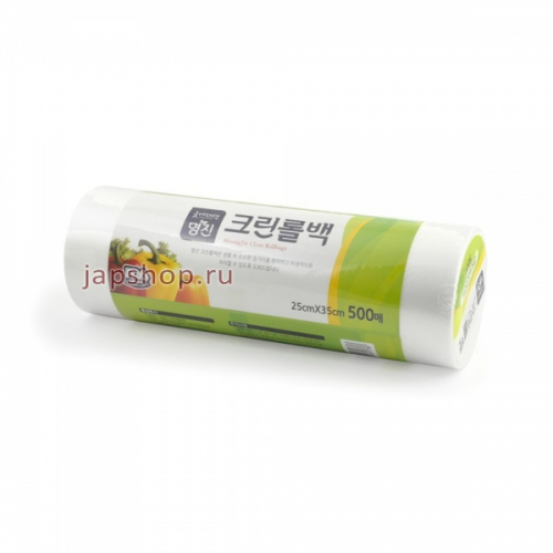 Myungjin Bags Roll Type Пакеты полиэтиленовые пищевые в рулоне 25х35 см, 500 шт (8802739465776)