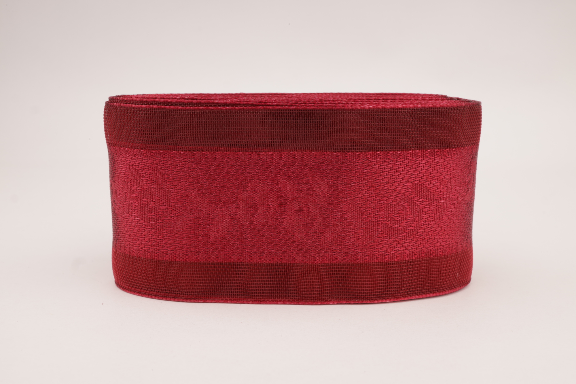 Декоративная лента (бордовый), 40мм * 6 ярдов.