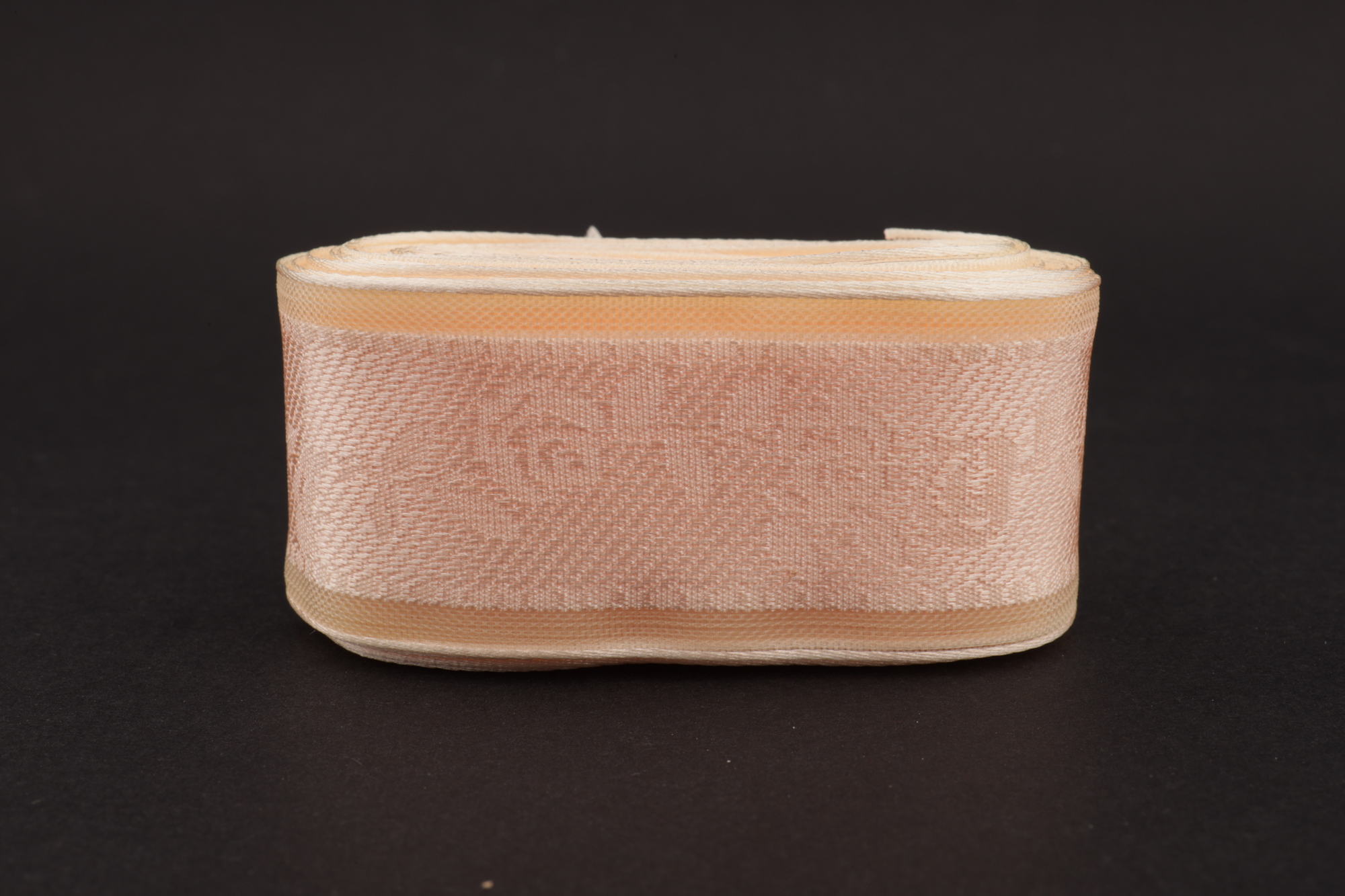 Декоративная лента (нежно-персиковый), 25мм * 6 ярдов.