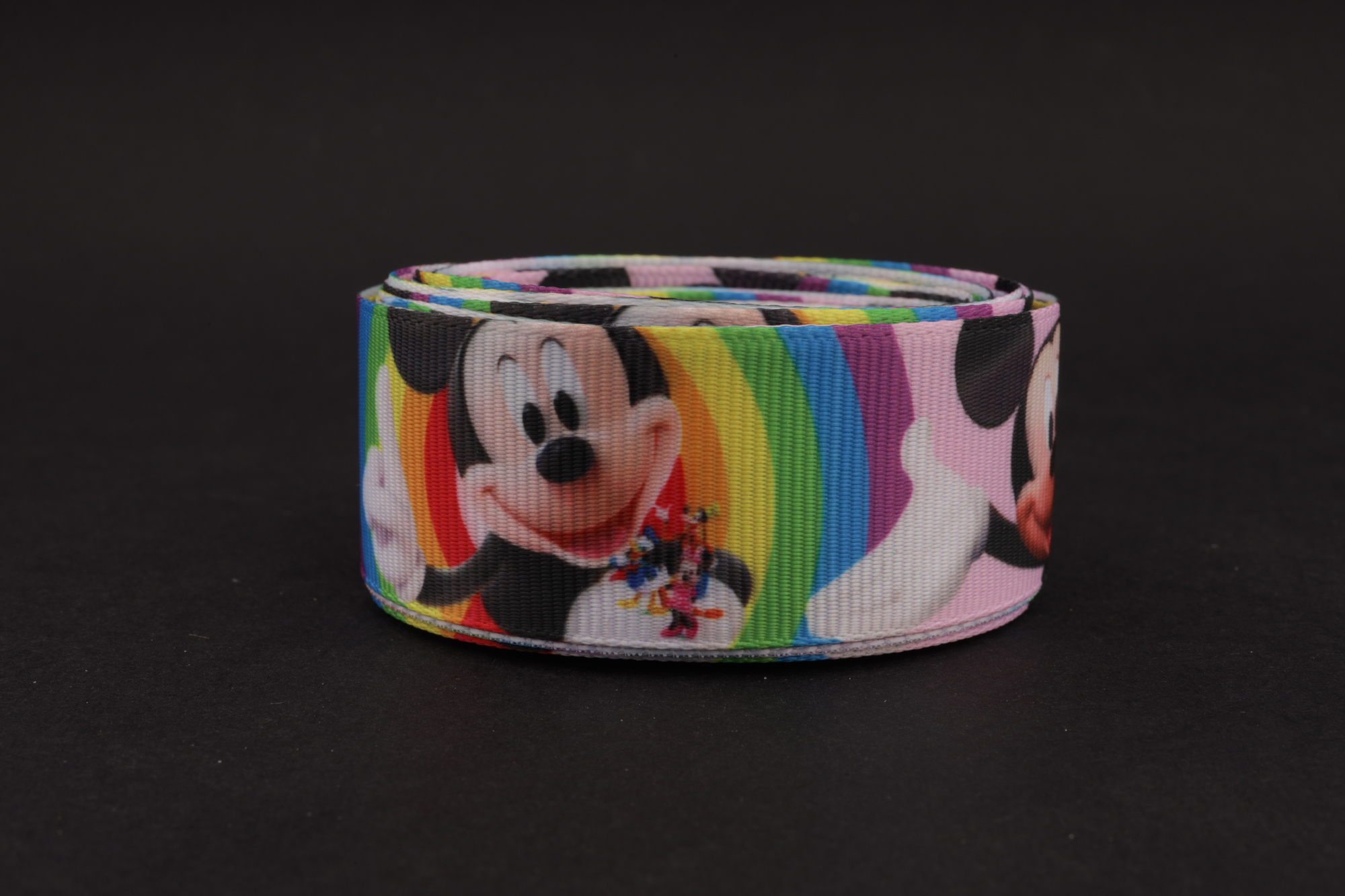 Репсовая лента с рисунком (мультики, 3D) 25мм * 6 ярдов