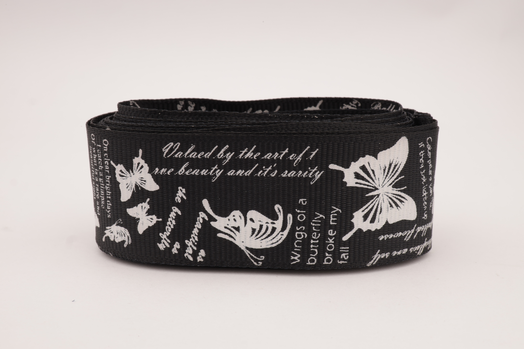 Репсовая лента с рисунком