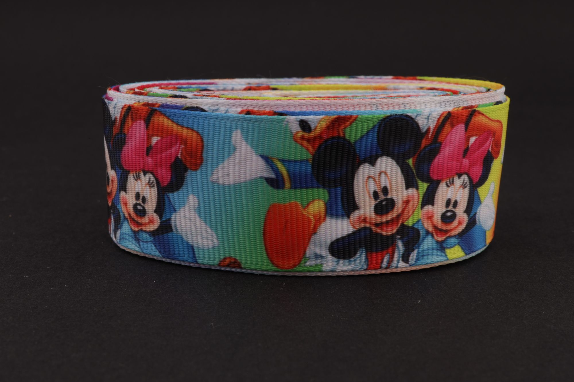 Репсовая лента с рисунком (мультики, 3D) 25мм * 6 ярдов