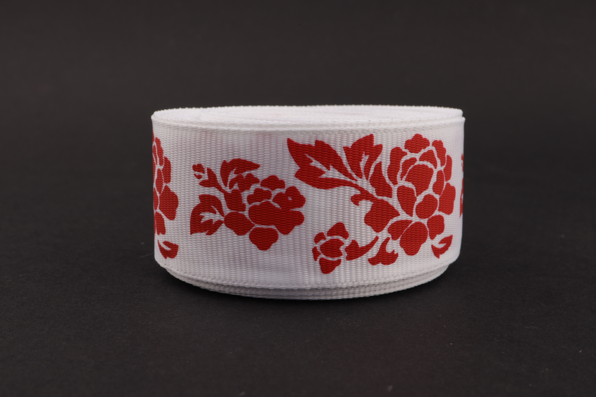 Репсовая лента с рисунком