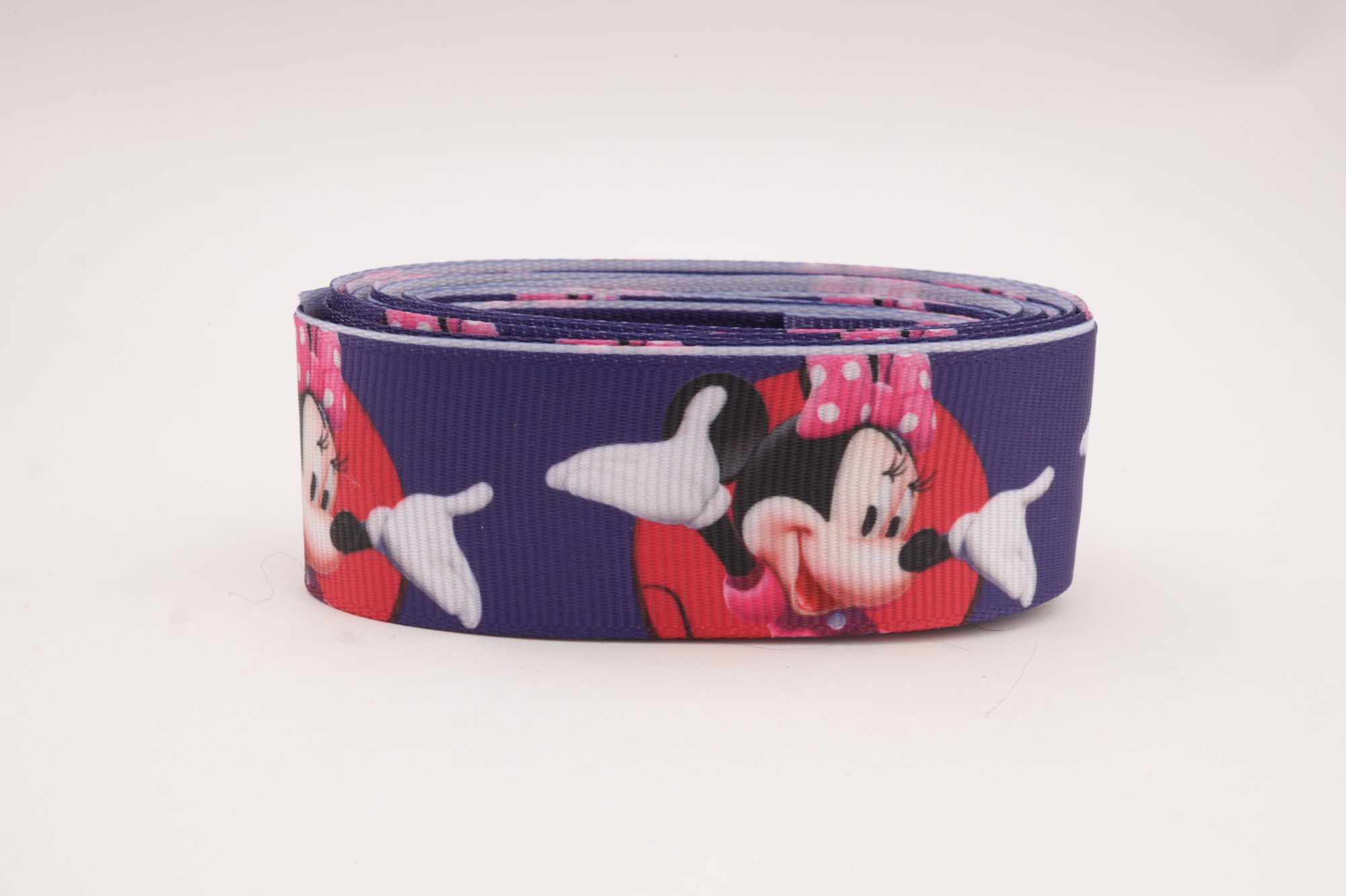 Репсовая лента с рисунком (мультики, 3D) 25мм * 6 ярдов