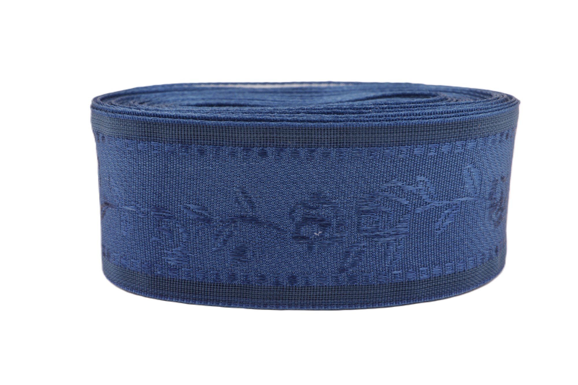 Декоративная лента (джинс), 25мм * 6 ярдов.