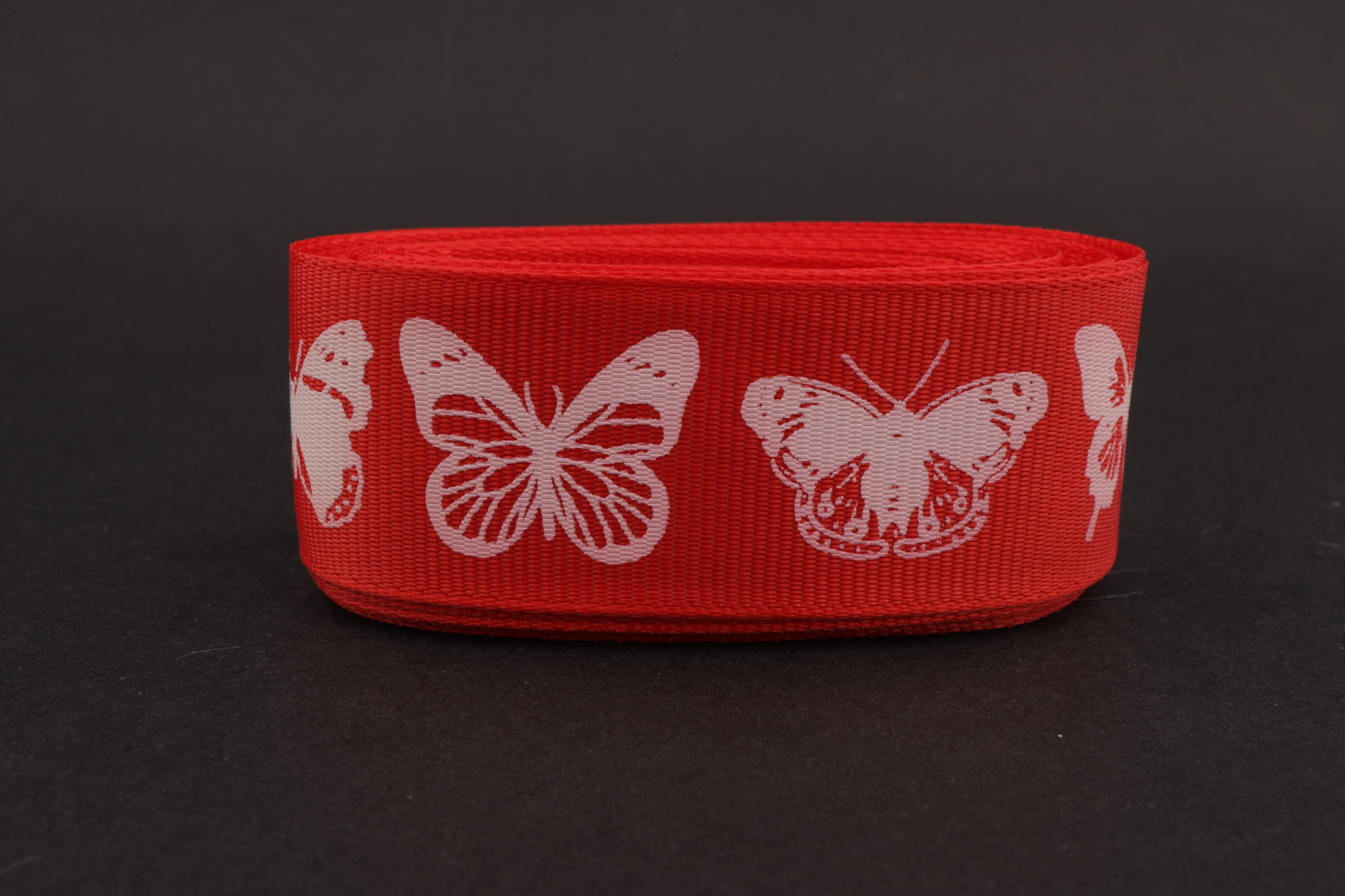 Репсовая лента с рисунком