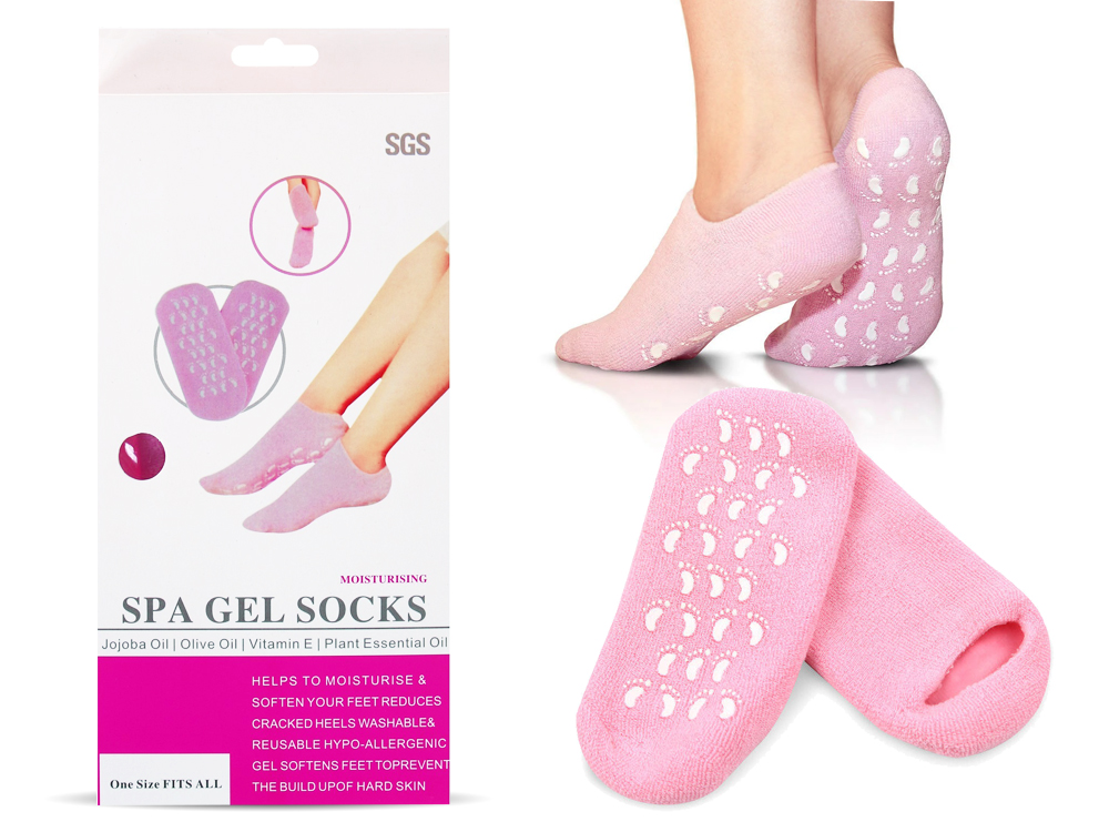 Многоразовые гелевые носочки Spa Gel Socks, 1 пара