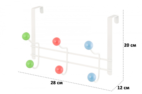 БЫЛО 533 руб!! Вешалка на дверь 28*12*20 см 