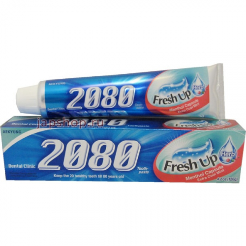 Зубная паста фторосодержащая с экстрактами лечебных трав, освежающая, 120 гр (8801046862827)