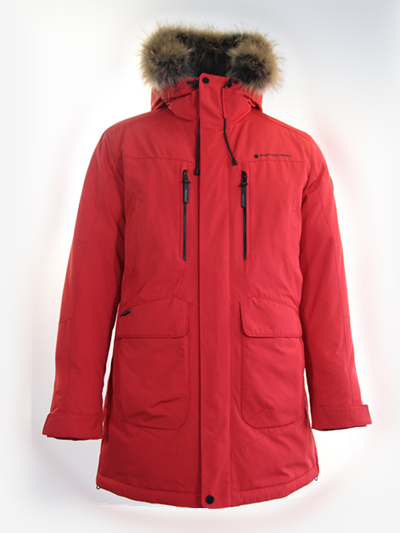 Пуховик муж.SHARK FORCE AW8233Y col: HR582 (Wine red) енот
