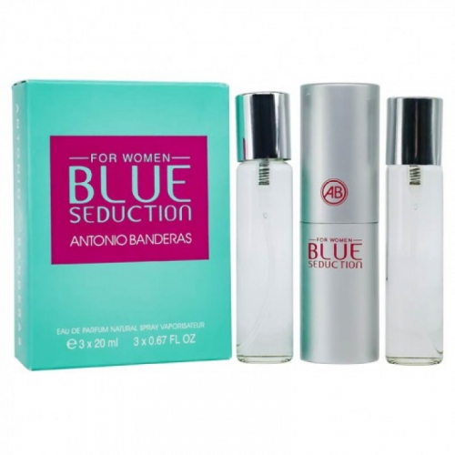 Копия Antonio Banderas Blue Seduction For Women, edp., 3*20 ml