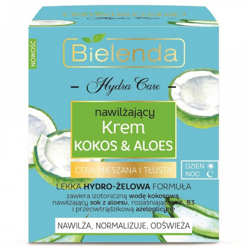 Копия Bielenda Cream Coconut & Aloe ombination skin (Дневной/Ночной), 50 ml