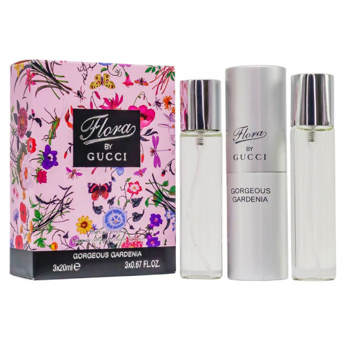 Копии Gucci By Flora Gorgeous Gardenia, edp., 3x20 ml(цветочек)