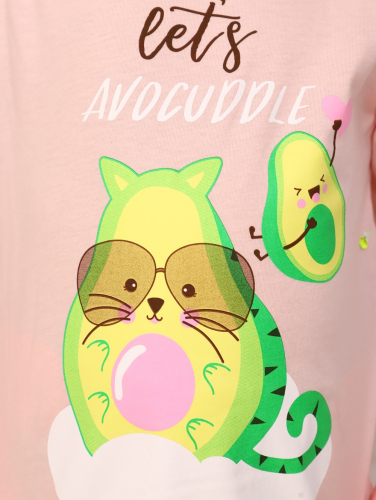Пижама Кошка авокадо дл. рукав