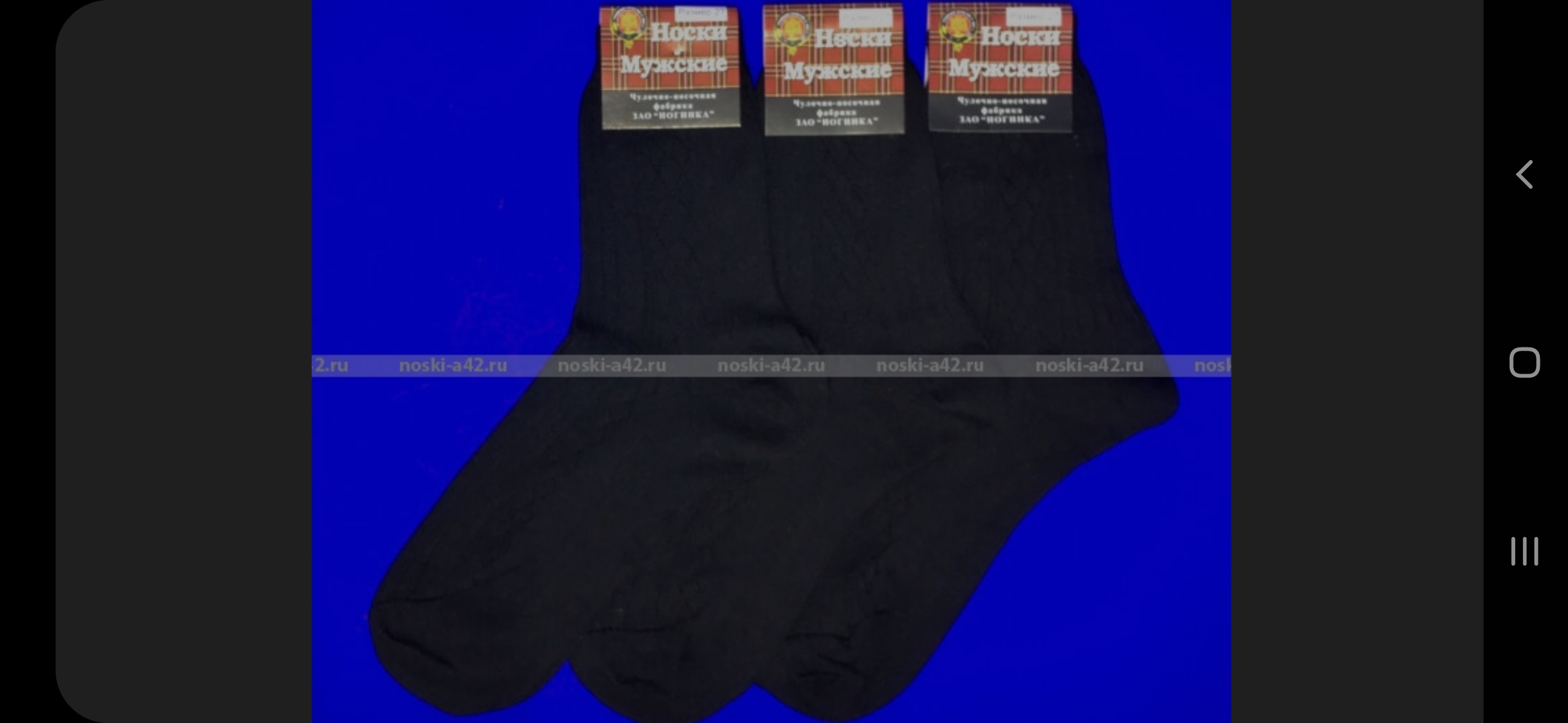 Носки Ногинка 1 пара мужские с30 цвет черный размер 31