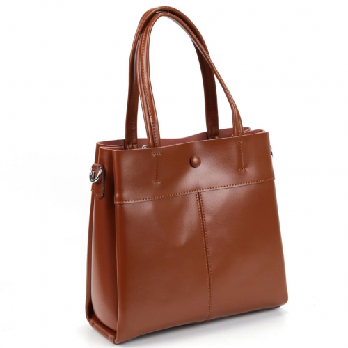 Женская кожаная сумка шоппер 3391-Х-220 Елоу