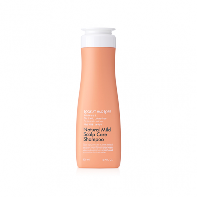 Daeng Gi Meo Ri Look At Hair Loss Natural Mild Scalp Care Shampoo - Шампунь для сухой и чувствительной кожи головы 500мл