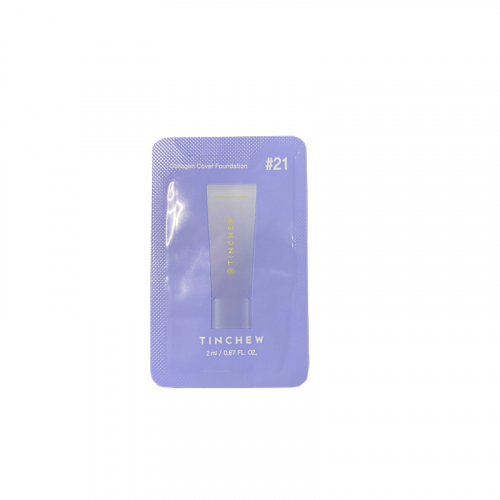 (пробник 20 шт.) TINCHEW COLLAGEN COVER FOUNDATION SPF 36/PA++ 21 ...