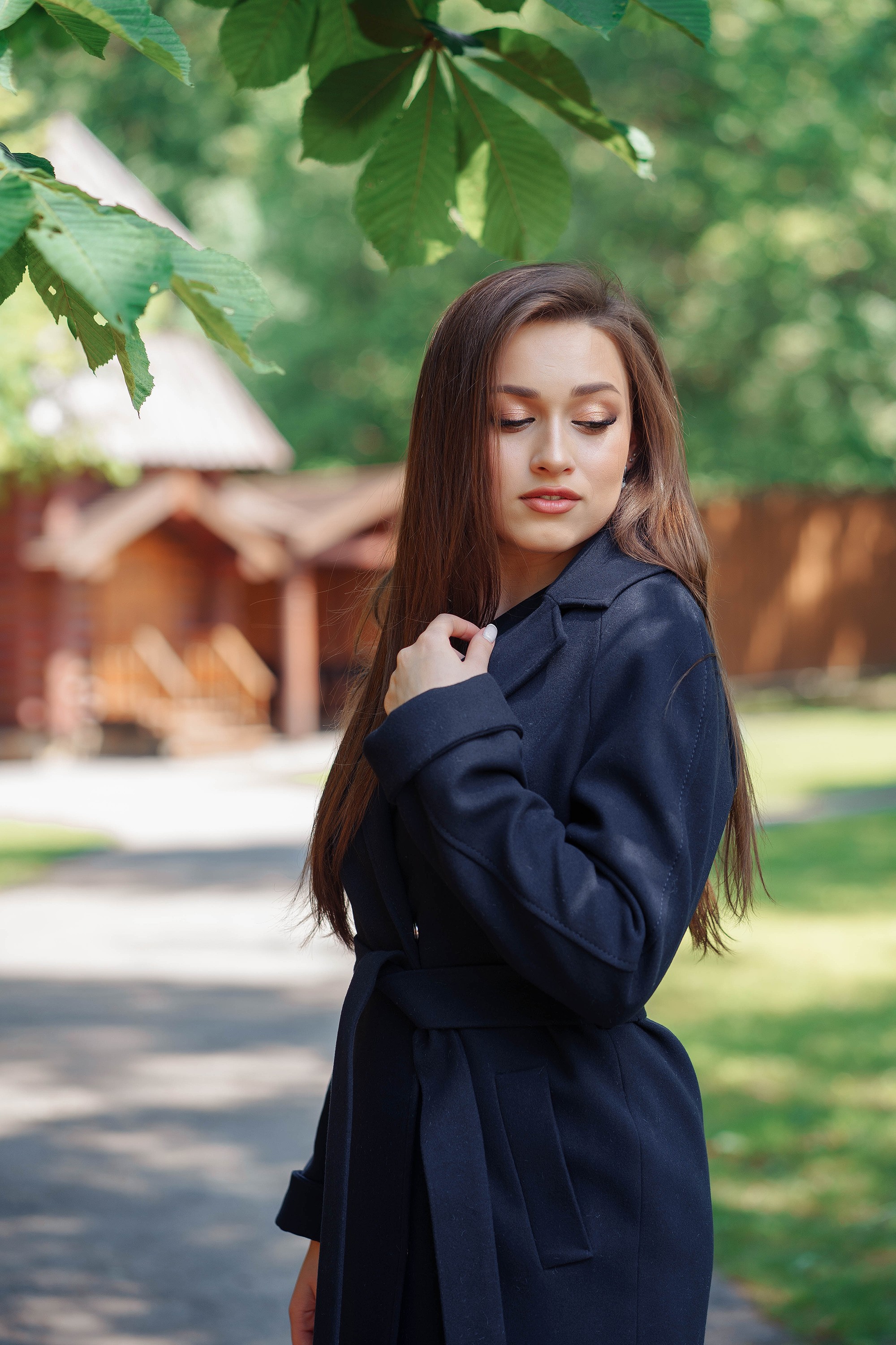 Ст.цена 4450р. Пальто женское демисезонное 22555 (синий)