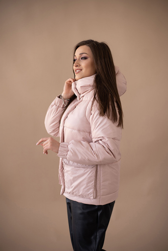 Куртка женская демисезонная 22670 (нежно-розовый)