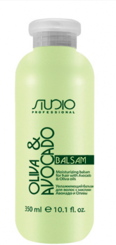  Kapous Studio Бальзам увлажняющий для волос с маслами авокадо и оливы 350 мл