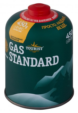 Баллон газовый TURIST-STANDARD (TBR-450) 450г.для портативных приборов-резбовой от -23 до+35 (12) оптом