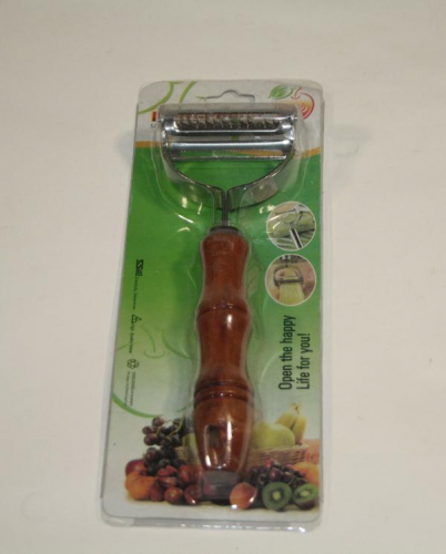Овощечистка Multi Peeler 2в1 деревянная ручка (240) оптом