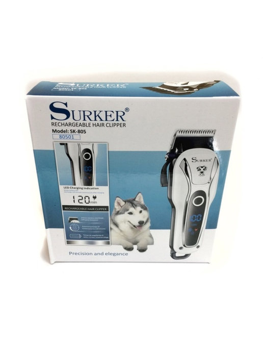 Машинка для стрижки собак SURKER SK-805 Professional 4 насадки (20) оптом