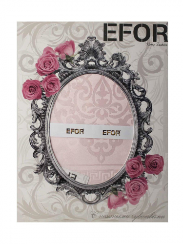 Скатерть EFOR ECRIN 160*220 прямоугольная розовый