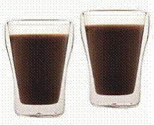 Набор Zeidan Z-1011 стаканов с двойными стенками 260мл из термостойкого боросиликатного стекла (24) оптом